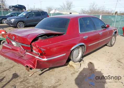 1999 Mercury Grand Marquis Ls from USA, damaged, VIN 2MEFM75W9XX615144